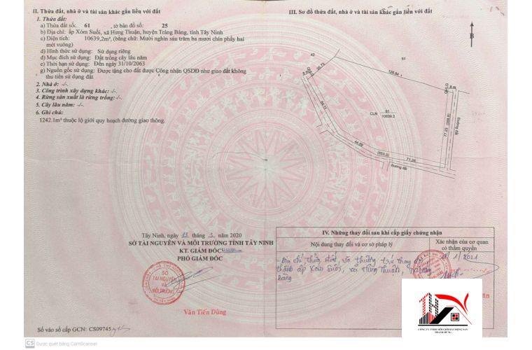 ĐẤT NỀN THỊ XÃ TRẢNG BÀNG TÂY NINH